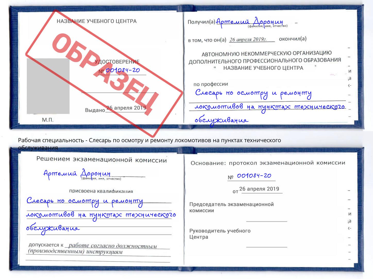 Слесарь по осмотру и ремонту локомотивов на пунктах технического обслуживания Елизово